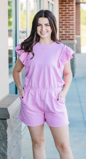 Feeling Barbie Pink Romper