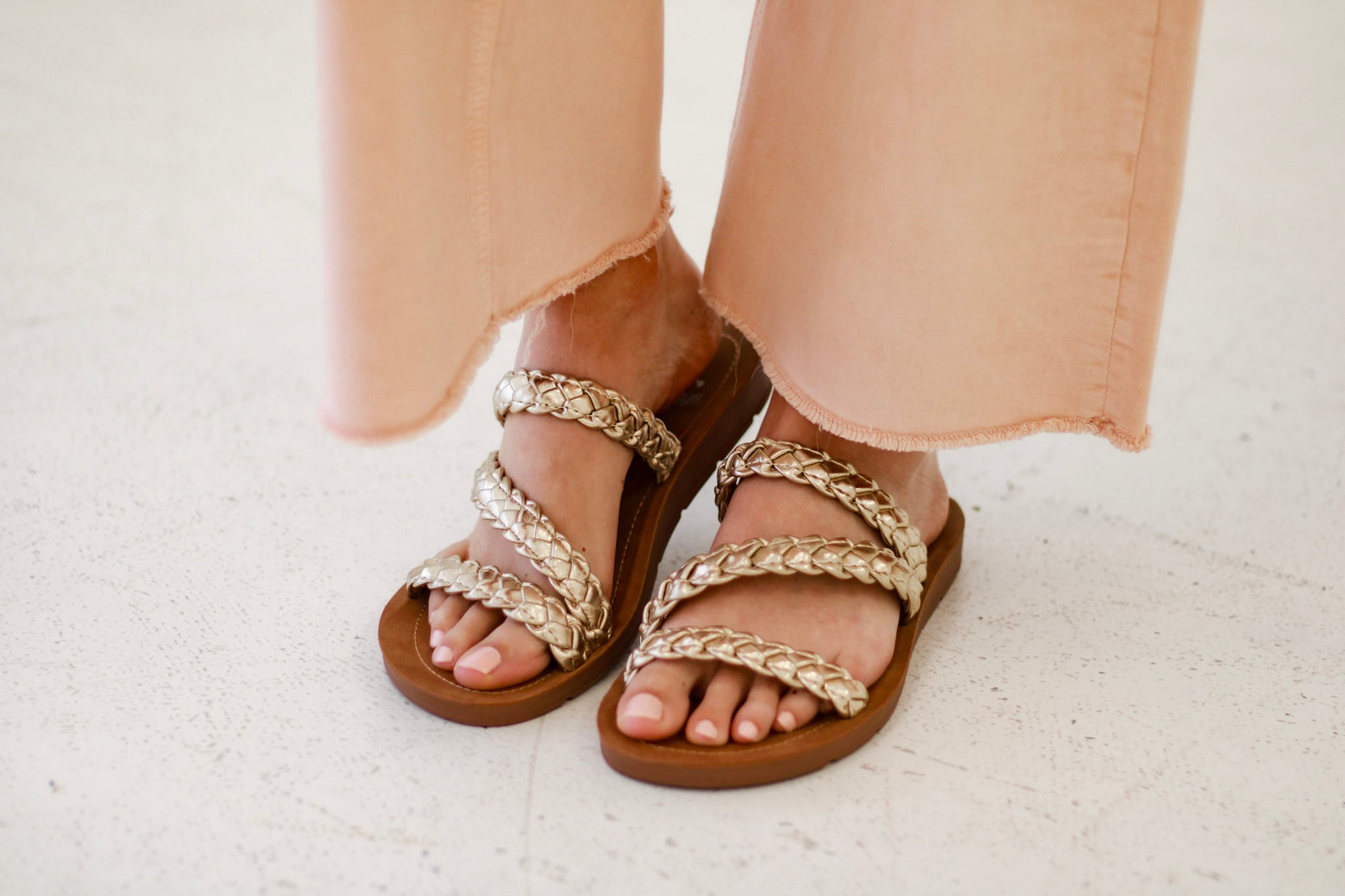 Corky's Twist N Shout Sandals in Gold