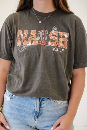 Nashville Music Patchwork Tee