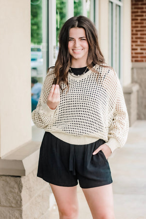 To Dress Up Black Shorts