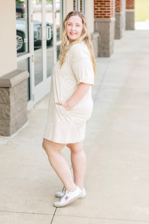 Smile With Me Dress in Sand