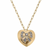CANVAS Style Rylan Pave Bow Heart Pendant Necklace