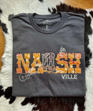 Nashville Music Patchwork Tee