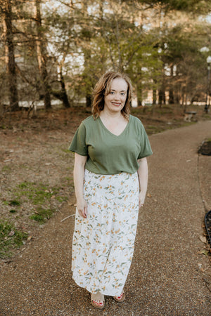 Floral Feeling Maxi Skirt