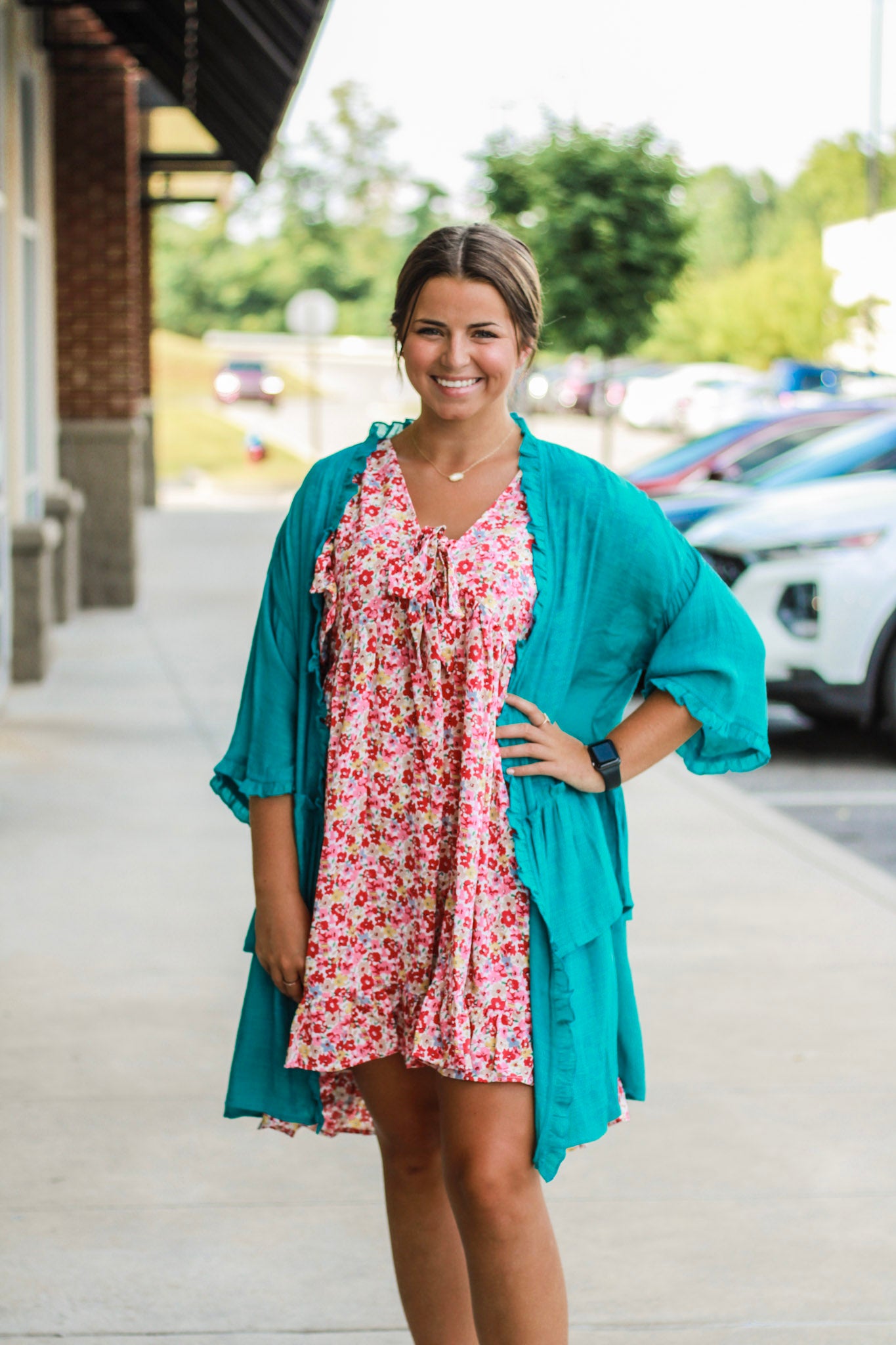 A Fresh Start Floral Dress