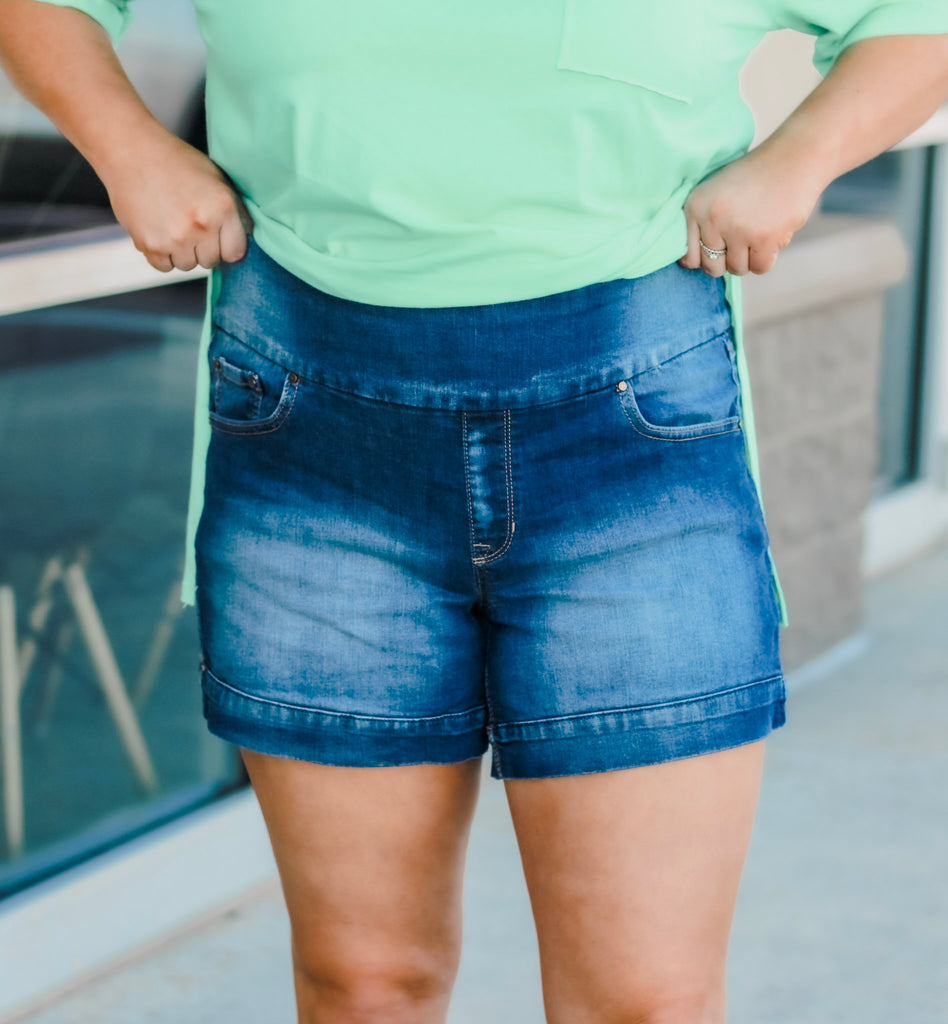 Stand Out Pink Pearl Shorts - Allure Clothing Boutique