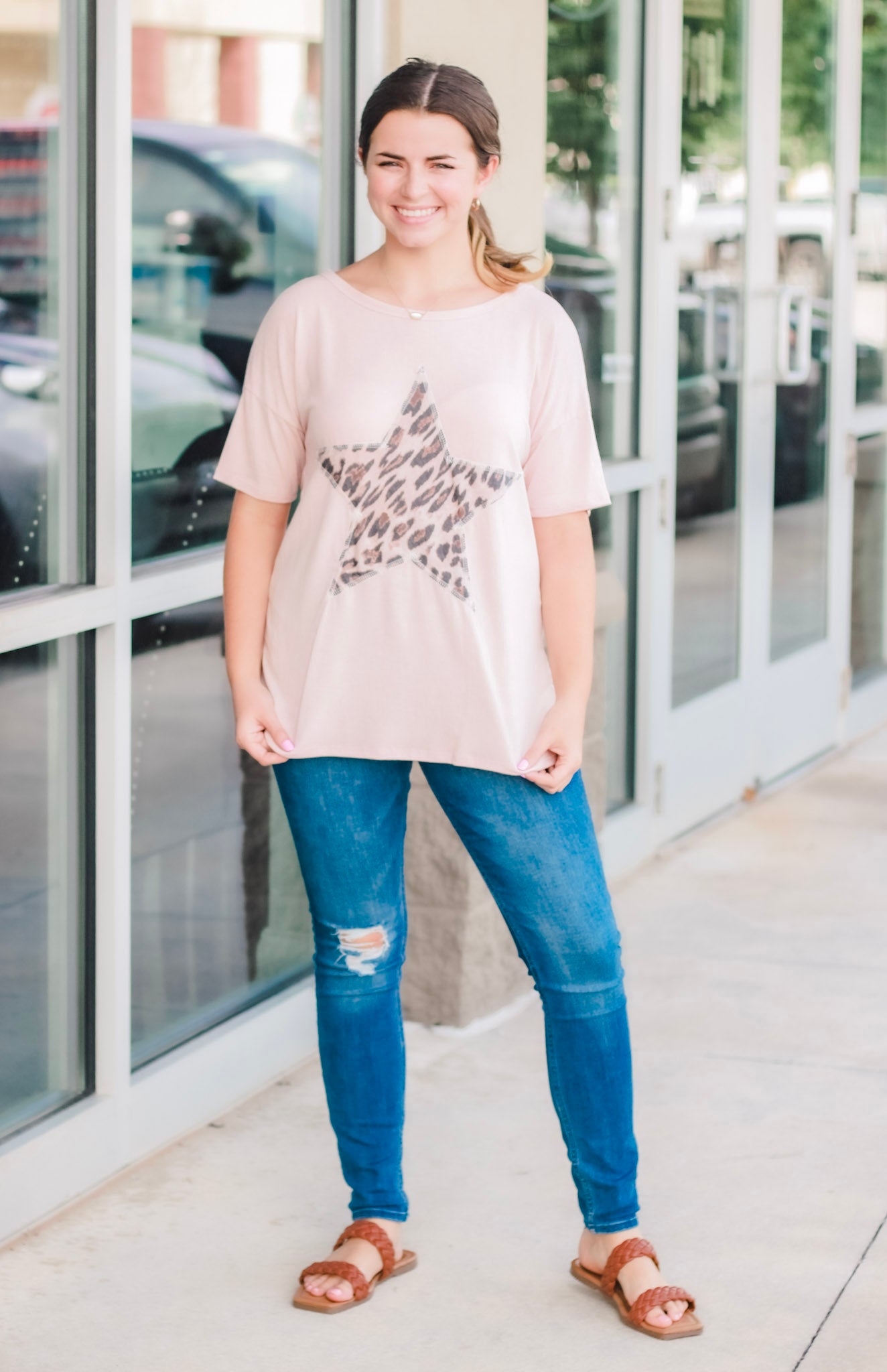 Lovely Leopard Star Tee