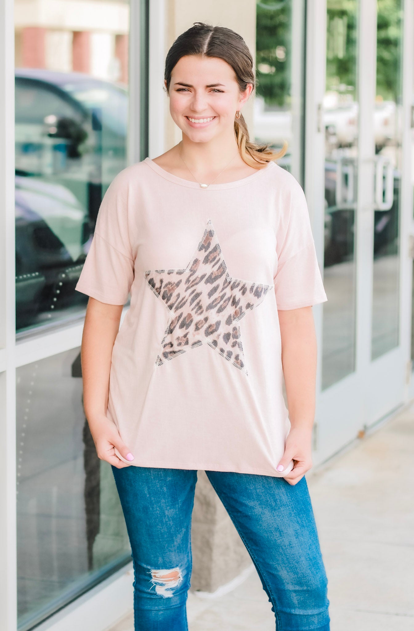 Lovely Leopard Star Tee