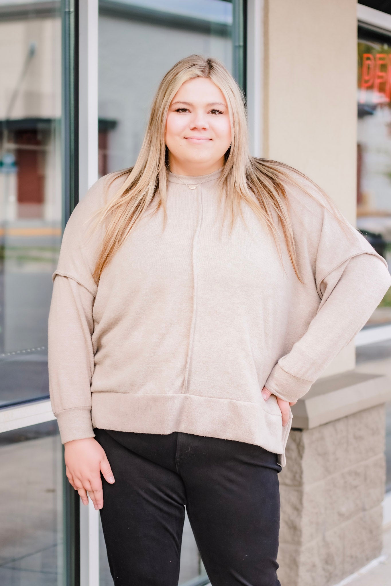 Comfy & Cute Sweater in Cocoa