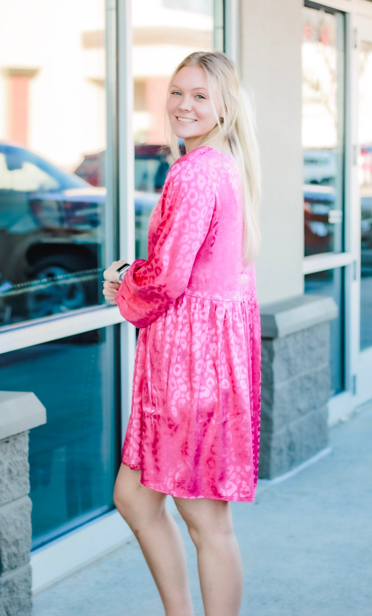 Be My Valentine Hot Pink Dress