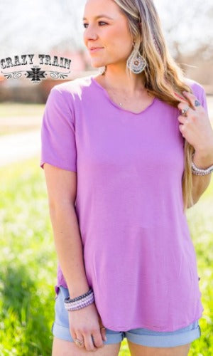 Butter Basic Top in Lavender