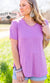 Butter Basic Top in Lavender